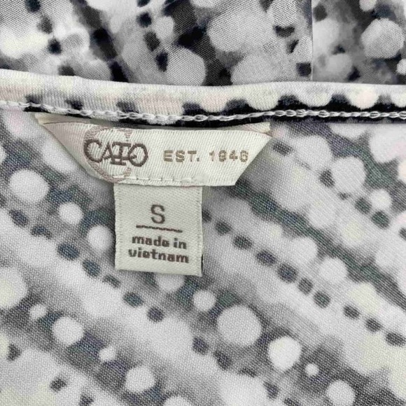 CATO Geometric One-Shoulder Draped Sleeveless Top - Picture 6 of 8